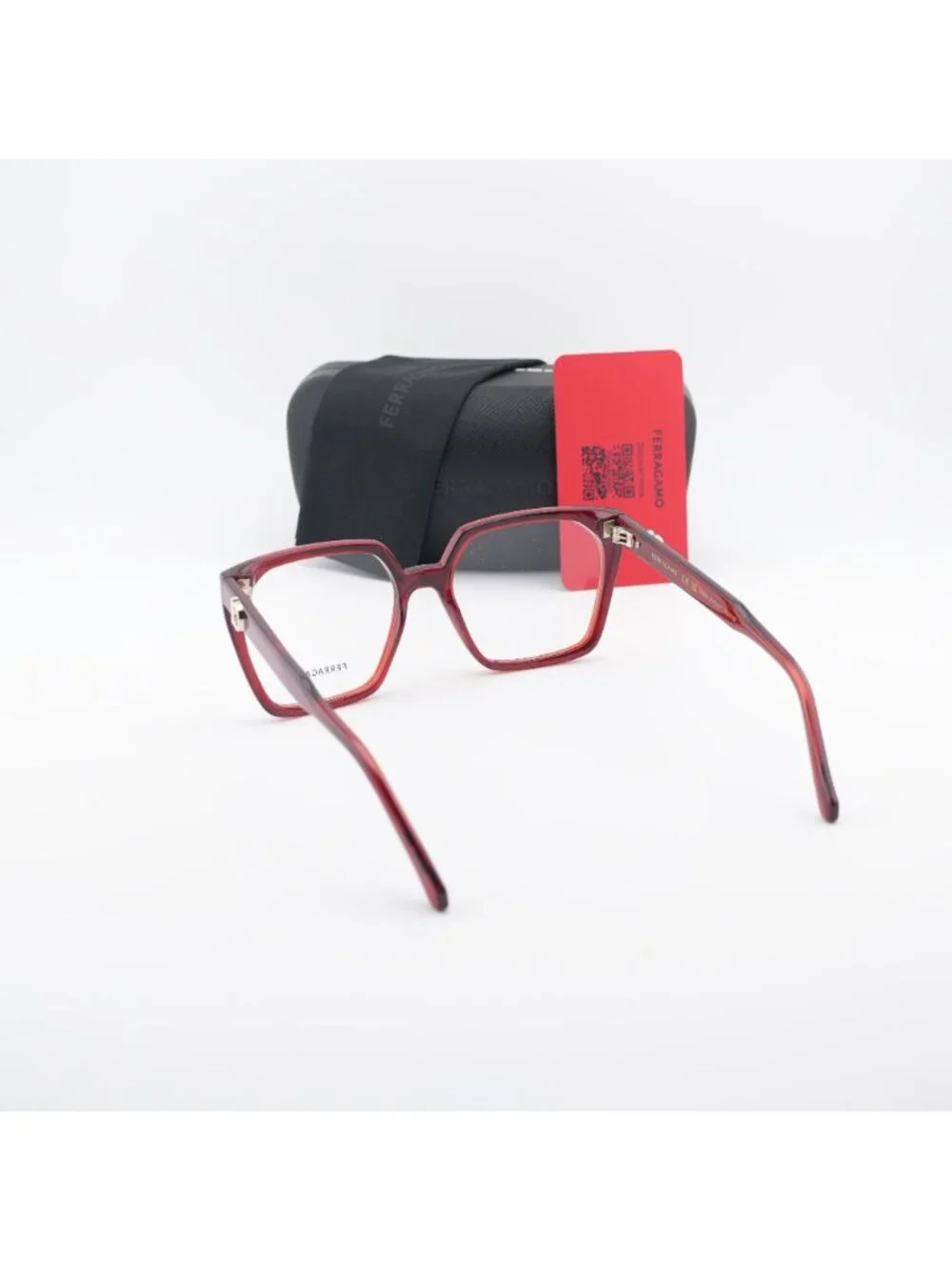 Salvatore Ferragamo SF3042E 612 Square Eyeglasses 55mm – Burgundy